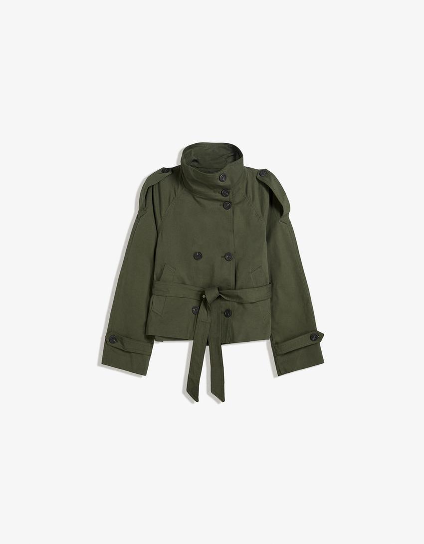 Women’s Cotton Trench Coat for Winter