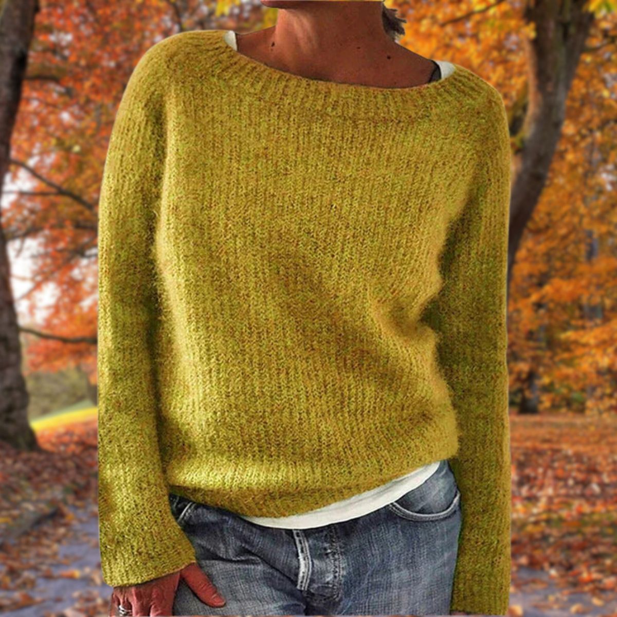 Women’s Wool Knit Jumper for Autumn and Winter