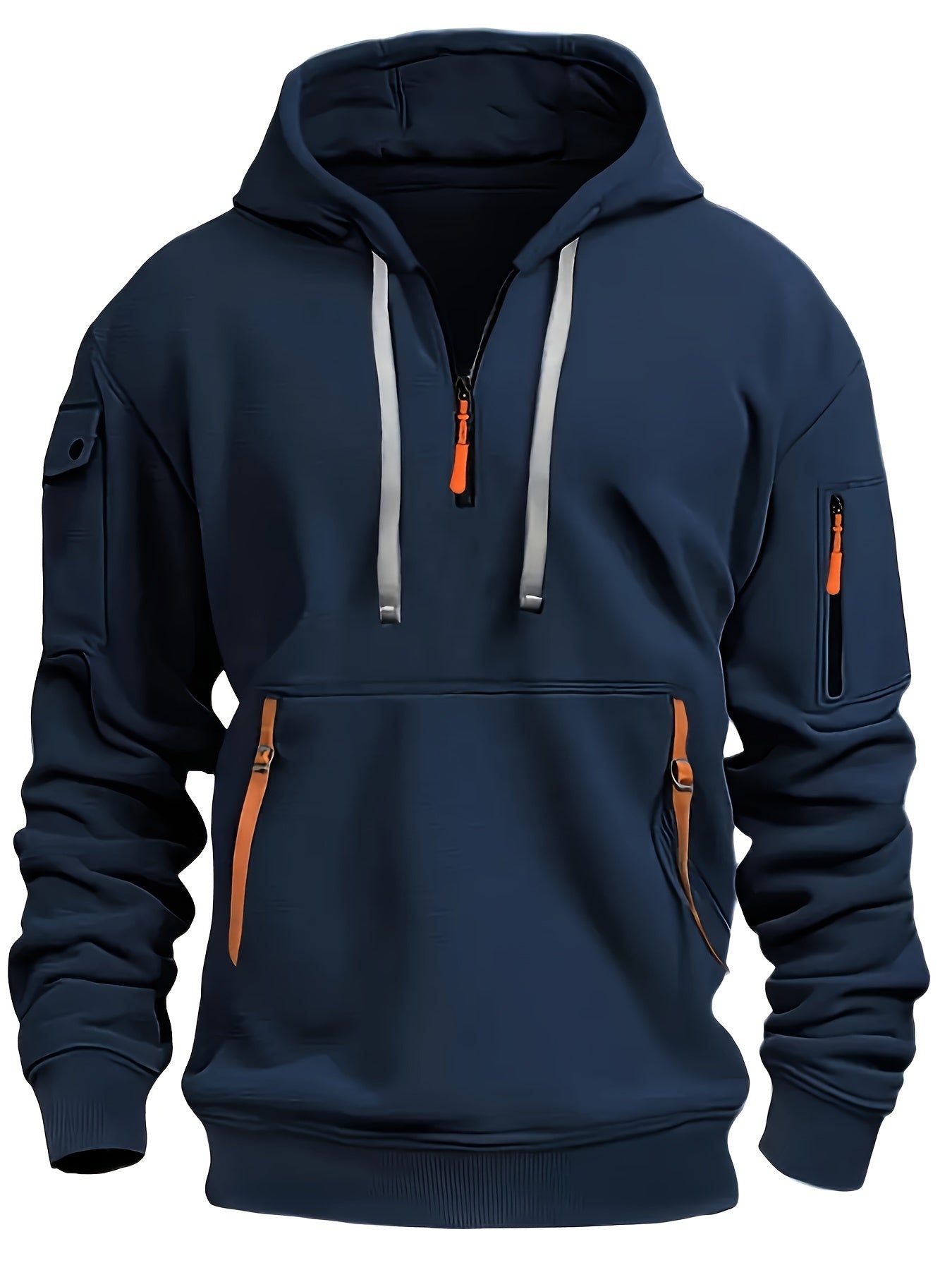 Men's Sturdy Outdoor Zip Hoodie 4X8J3M