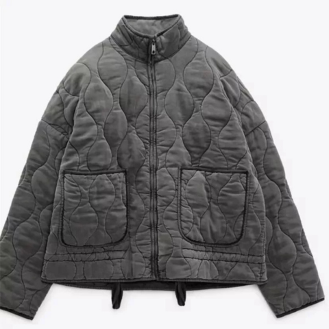 Women’s Cotton Quilted Jacket for Winter Everyday Wear