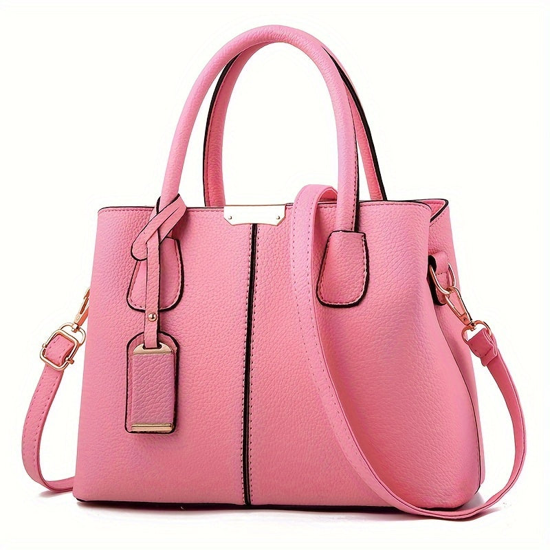 Leather Tote Handbag for Winter