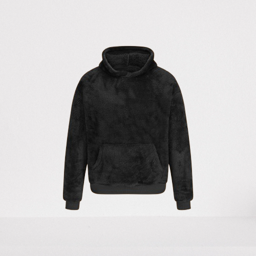 Men's Warm Fleece Hoodie for Winter 8Y3M5L