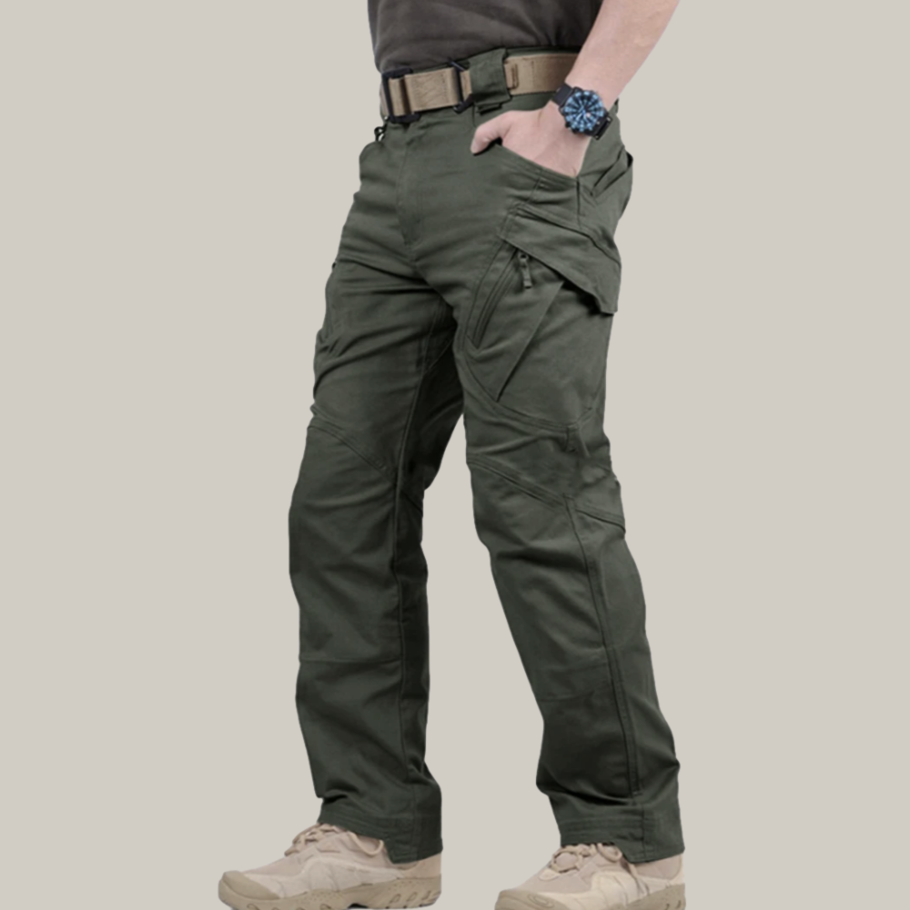Men’s Cotton Cargo Trousers with Utility Fit for Winter