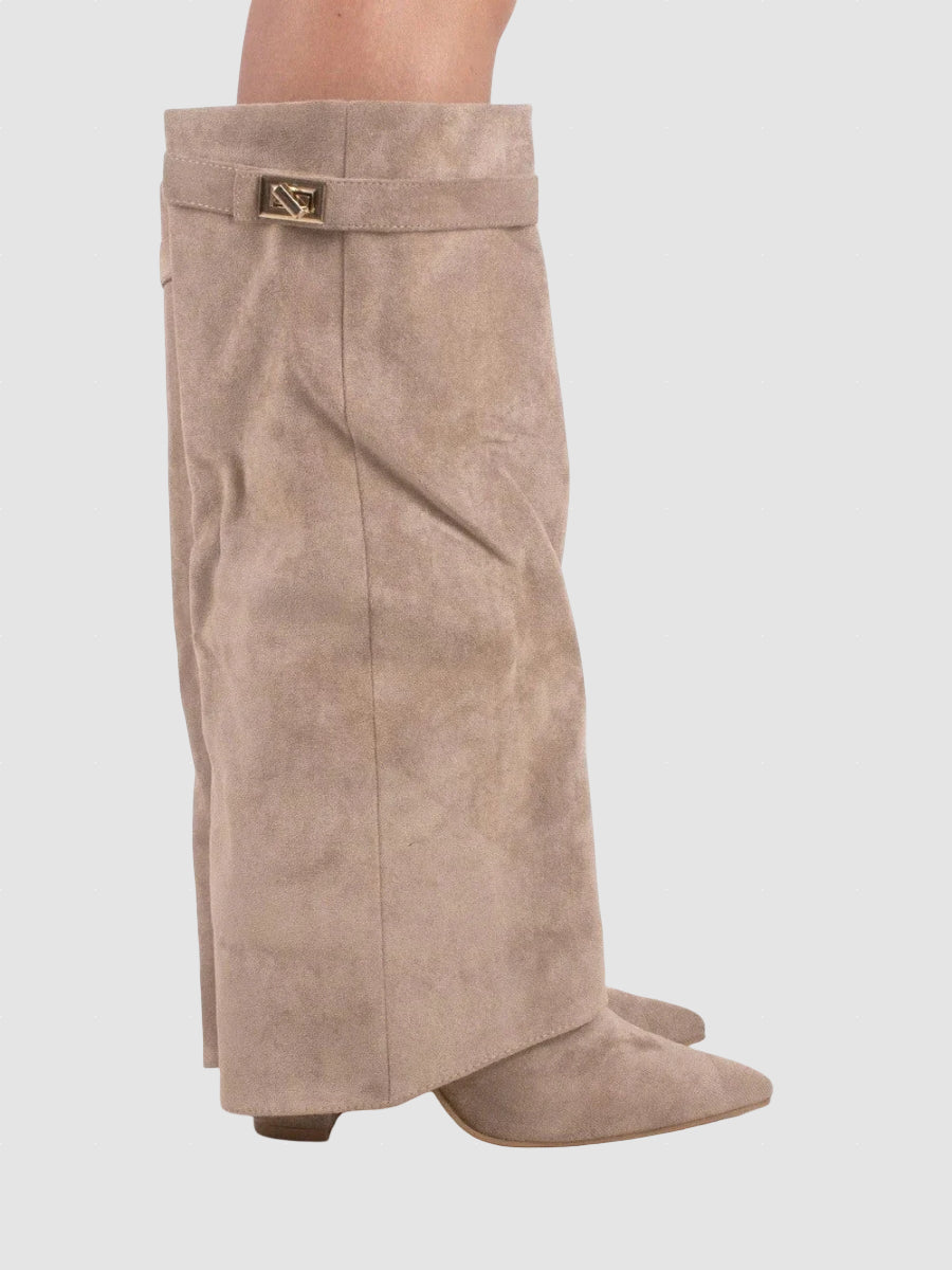 Women’s Suede Knee-High Boots | Winter Comfort Footwear