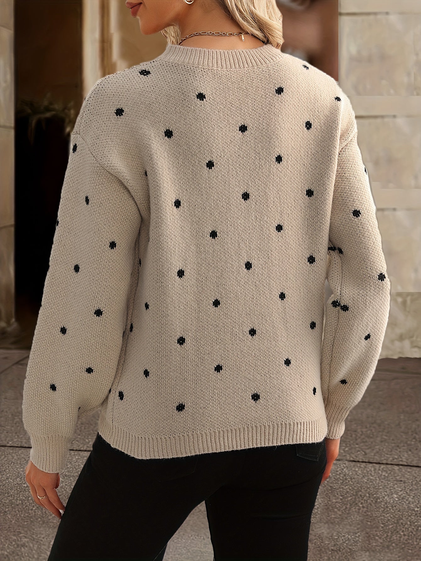 Women’s Wool Blend Knit Jumper for Cold Weather