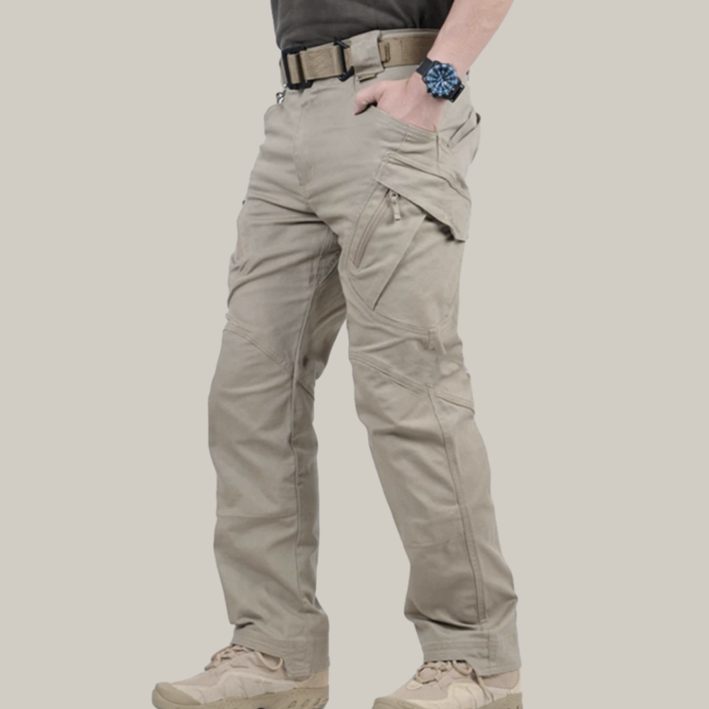 Men’s Cotton Cargo Trousers with Utility Fit for Winter