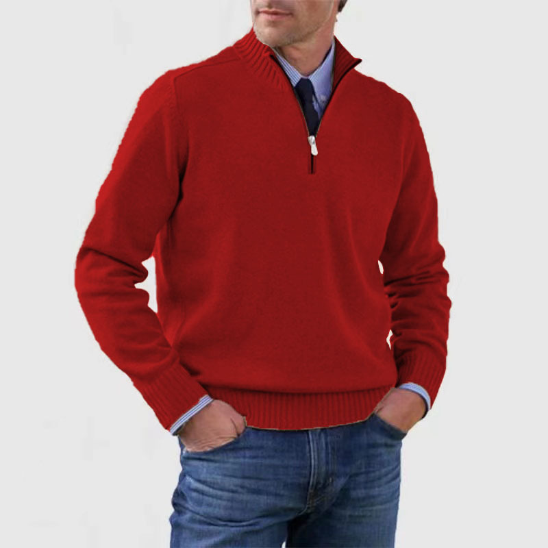 Men’s Half Zip Jumper | Knitted