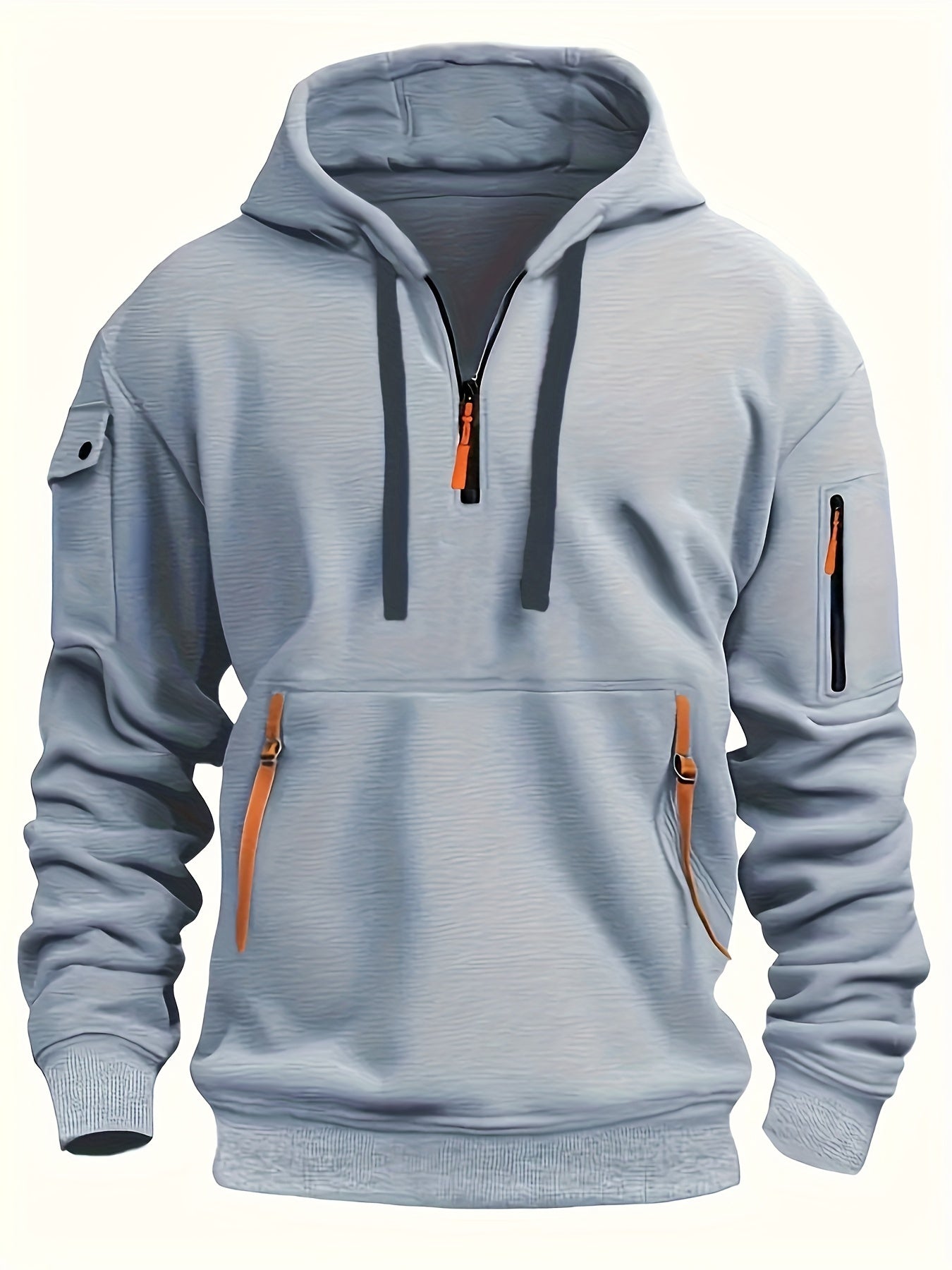 Men's Sturdy Outdoor Zip Hoodie 4X8J3M