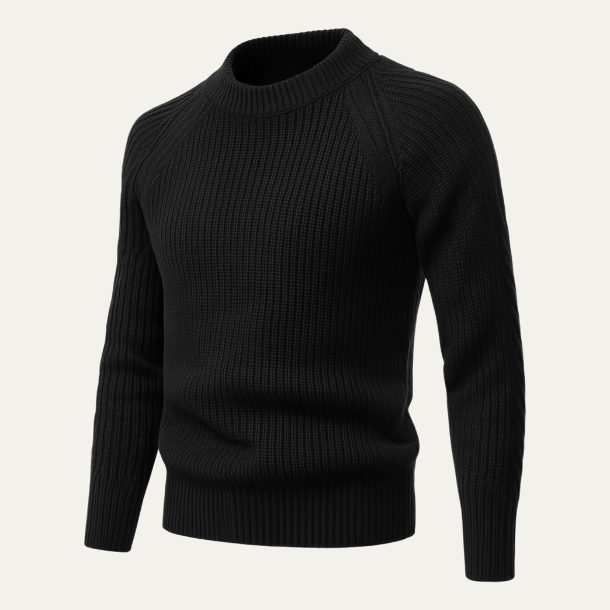 Men’s Wool Crew Neck Knit Jumper for Winter
