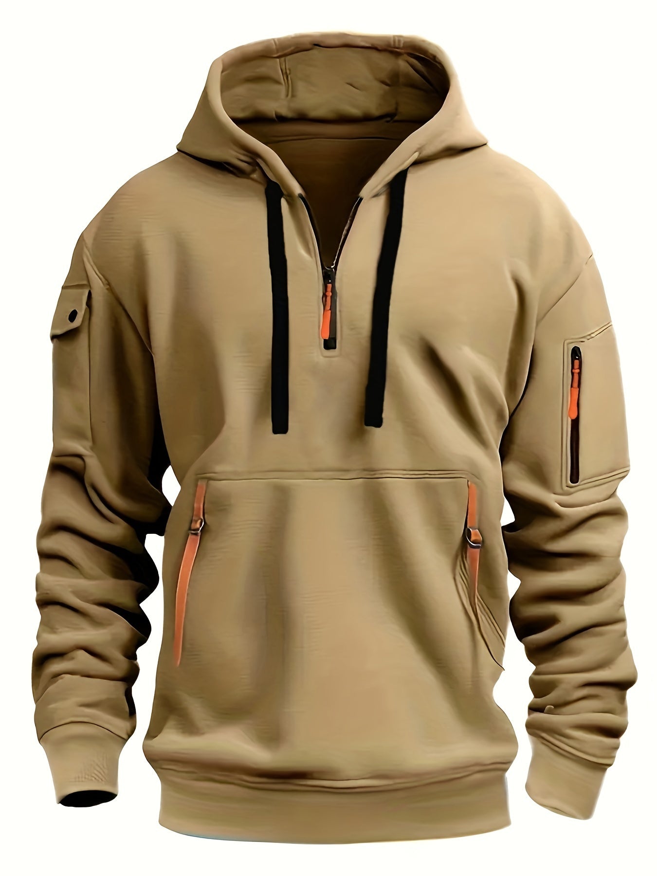 Men's Sturdy Outdoor Zip Hoodie 4X8J3M