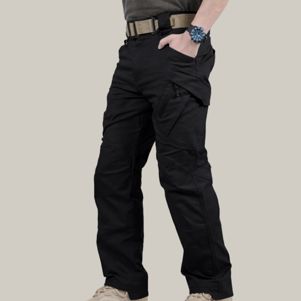 Men’s Cotton Cargo Trousers with Utility Fit for Winter