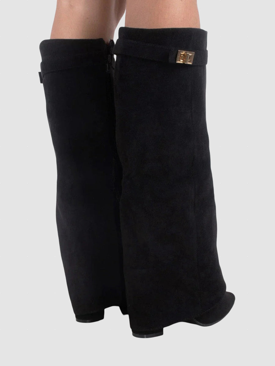 Women’s Suede Knee-High Boots | Winter Comfort Footwear