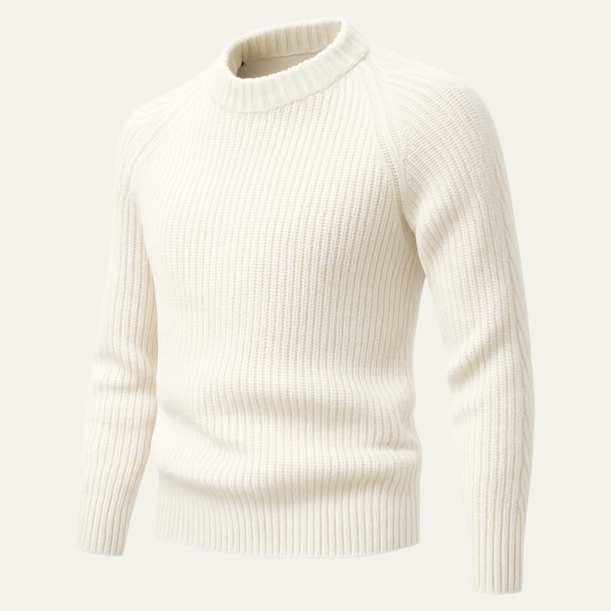 Men’s Wool Crew Neck Knit Jumper for Winter