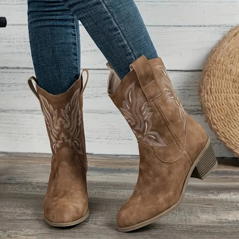 Women’s Heeled Cowgirl Boots | Winter