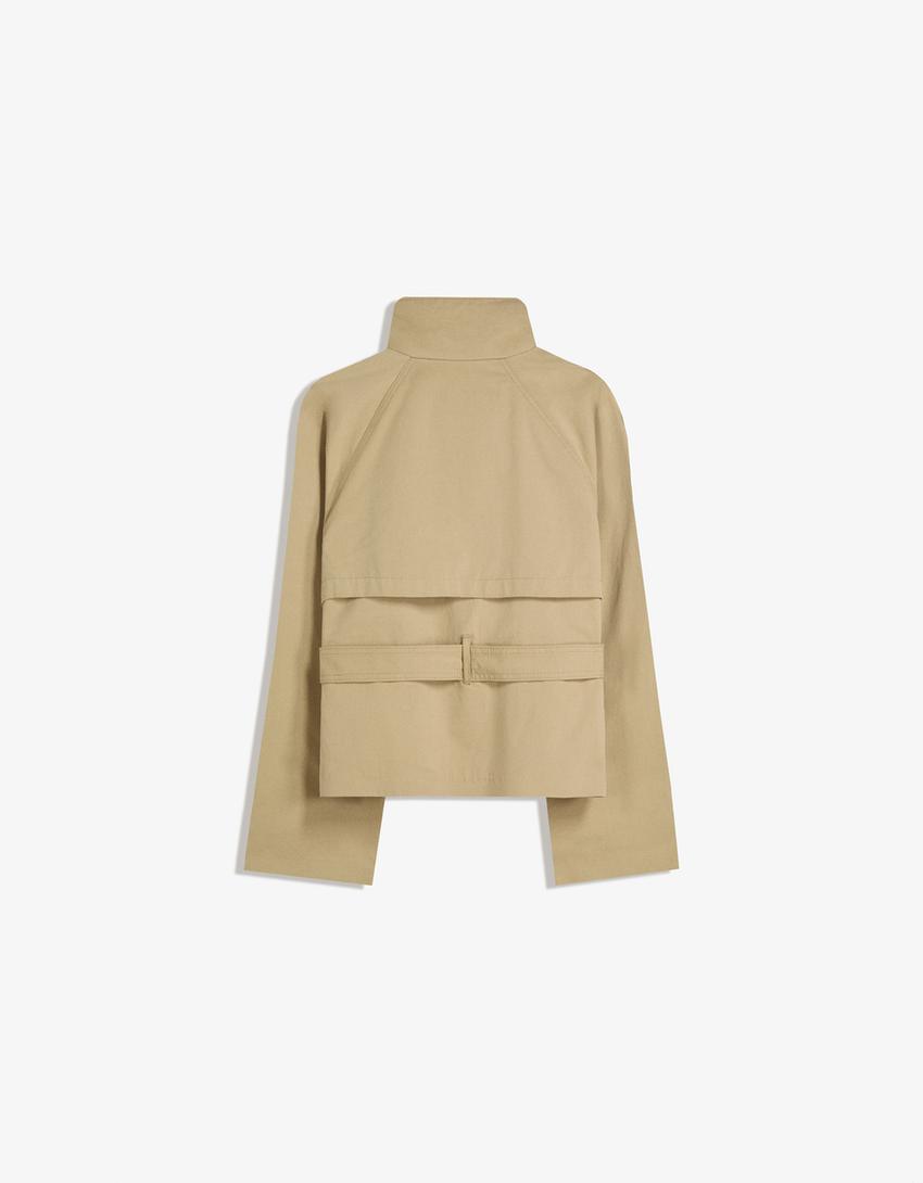Women’s Cotton Trench Coat for Winter