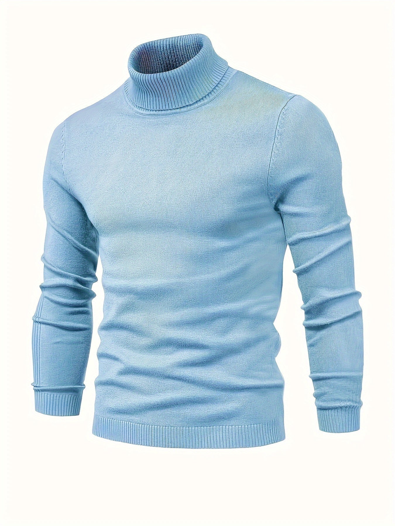 Men's Turtleneck Sweater in Wool A5B6C7D8