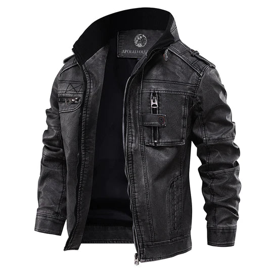 Men’s Leather Jacket for Winter