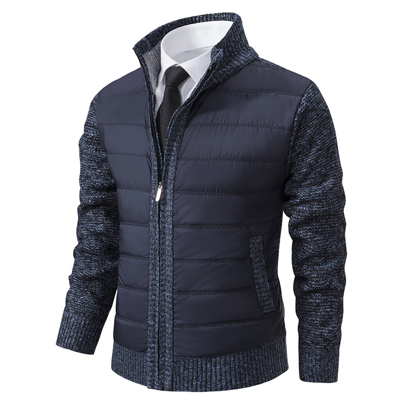 Men’s Quilted Knit Jacket | Winter