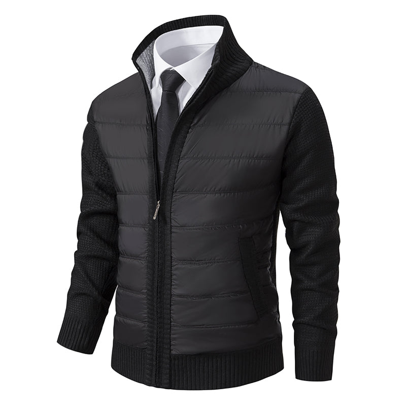 Men’s Quilted Knit Jacket | Winter