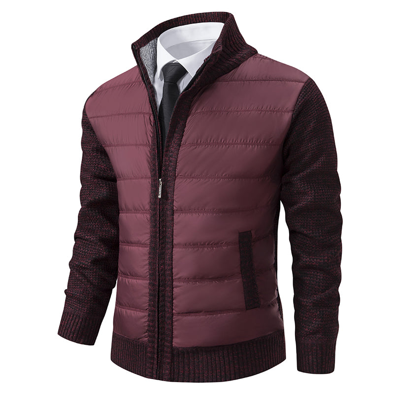 Men’s Quilted Knit Jacket | Winter