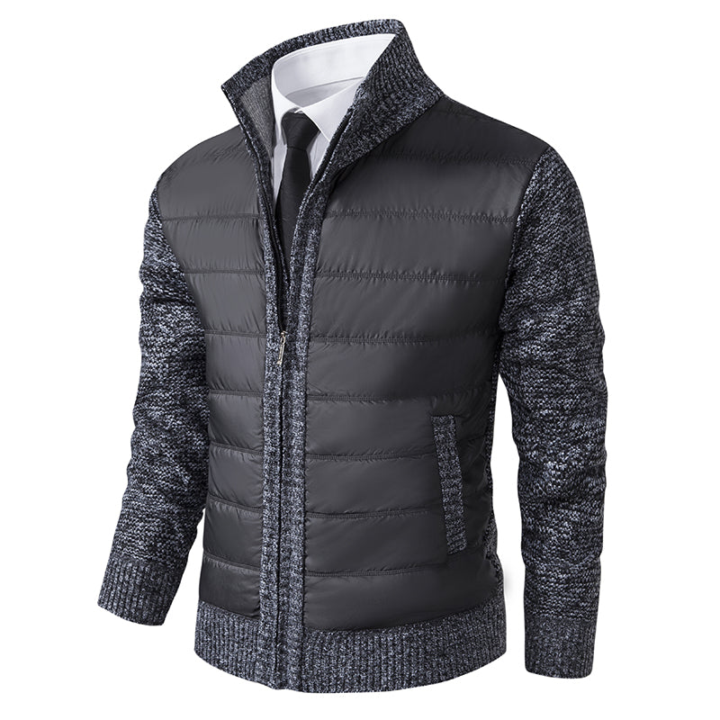 Men’s Quilted Knit Jacket | Winter