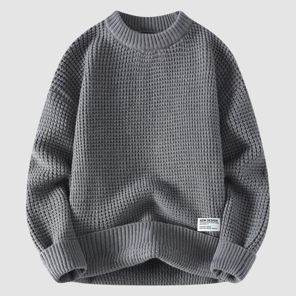 Men’s Winter Knit Jumper | Warm Wool-Blend Sweater for Cold Weather