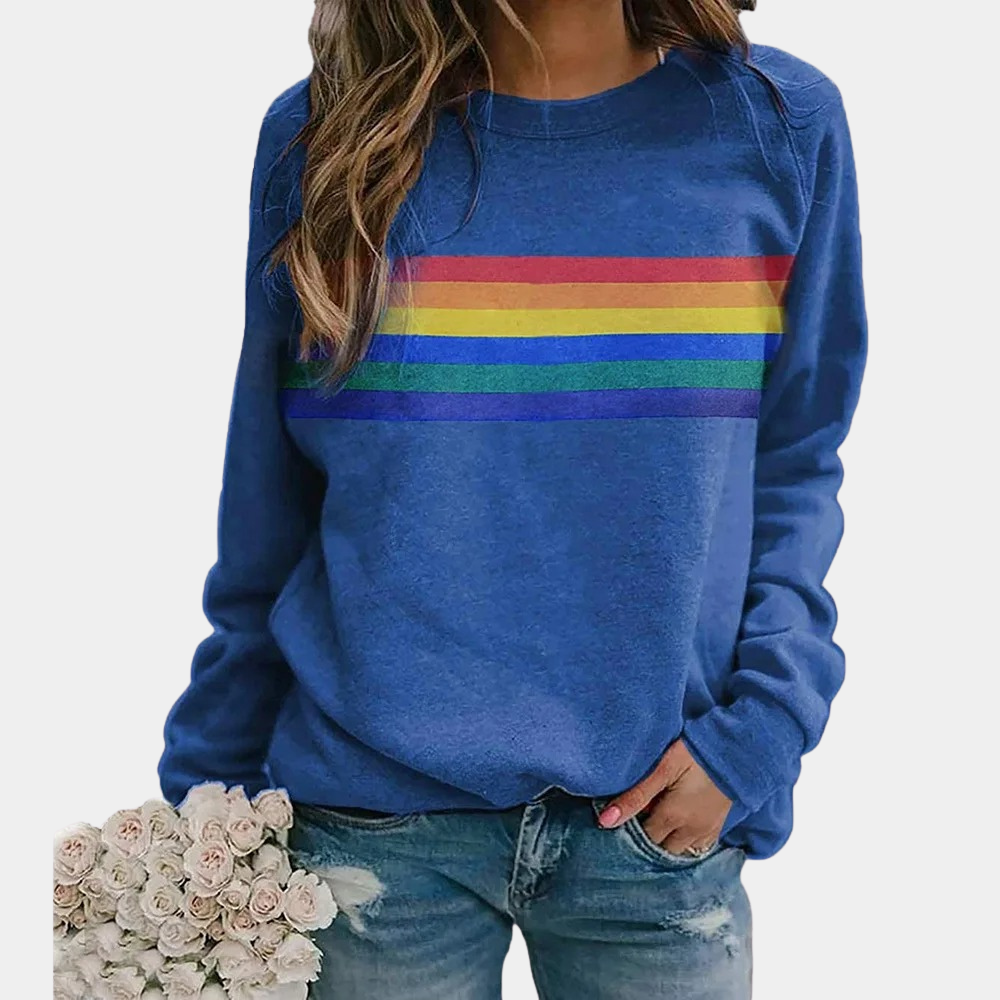 Women’s Cotton Fleece Crewneck Sweatshirt for Winter