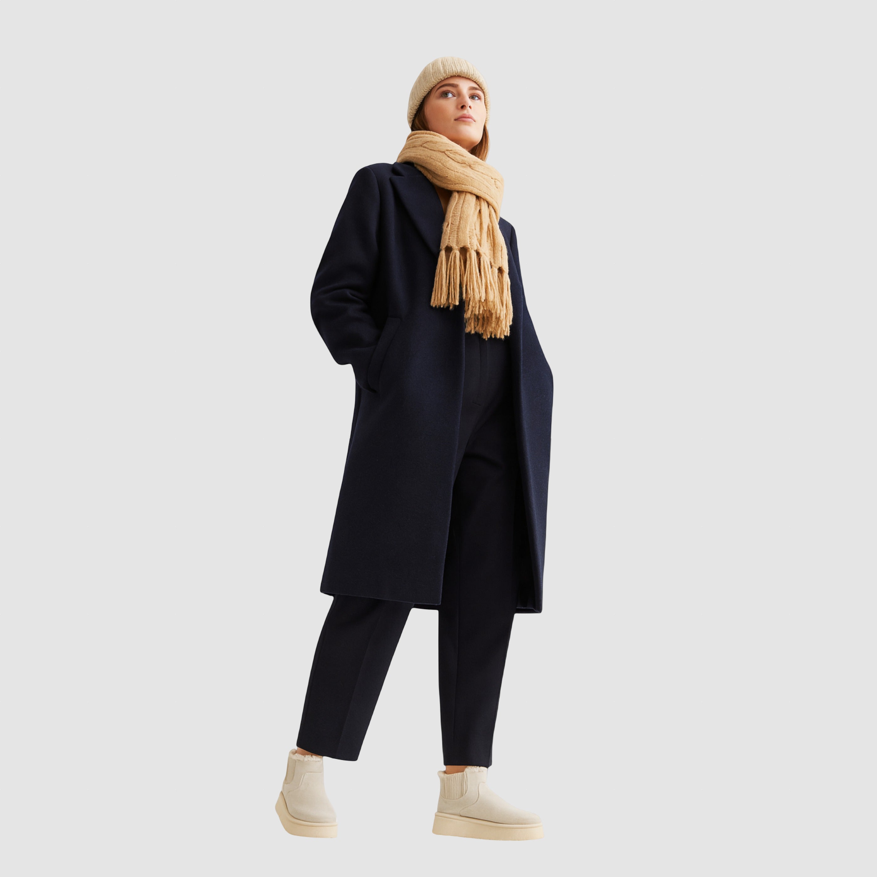 Women’s Ankle Boots Leather Fleece Lined Winter Shoes