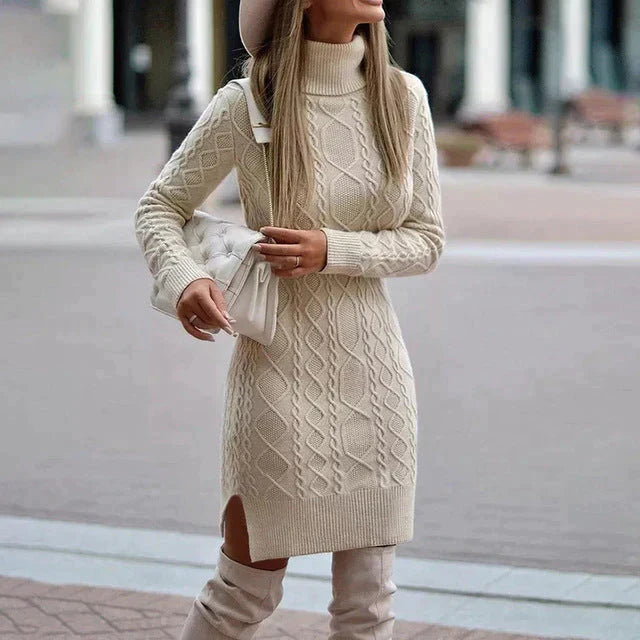Women's Wool Jumper Dress Winter