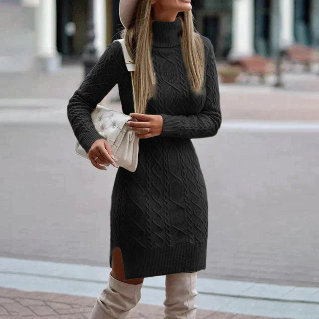 Women's Wool Jumper Dress Winter