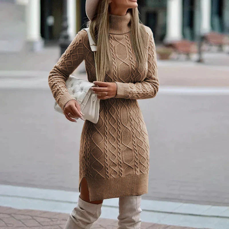 Women's Wool Jumper Dress Winter