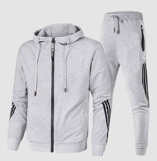 Men's Cotton Blend Tracksuit Set for Winter