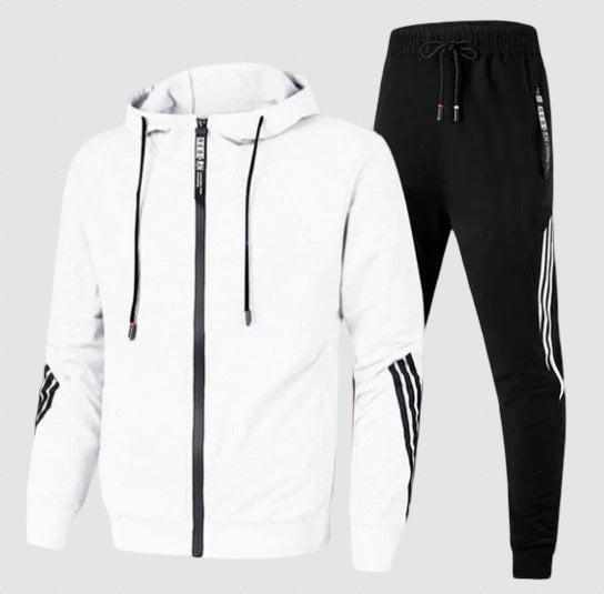 Men's Cotton Blend Tracksuit Set for Winter