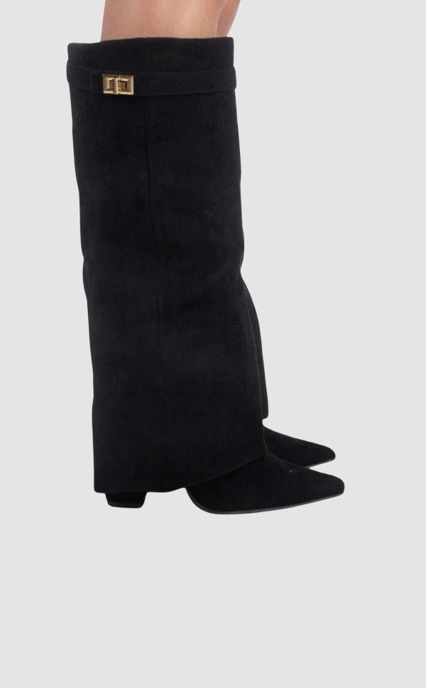 Women’s Suede Knee-High Boots | Winter Comfort Footwear
