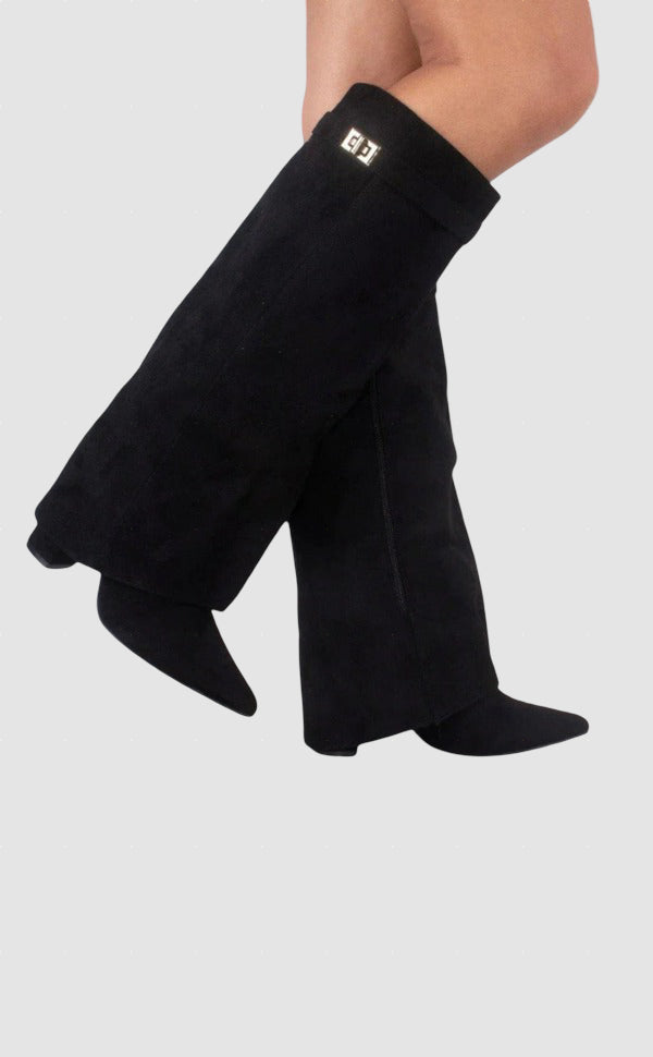 Women’s Suede Knee-High Boots | Winter Comfort Footwear