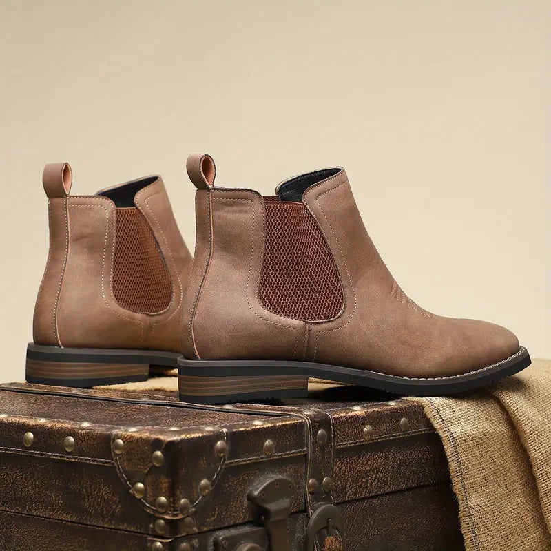 Men’s Leather Chelsea Boots for Winter