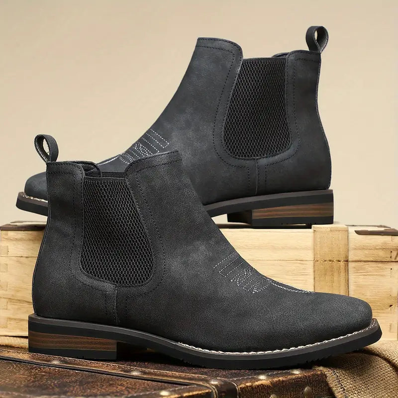 Men’s Leather Chelsea Boots for Winter