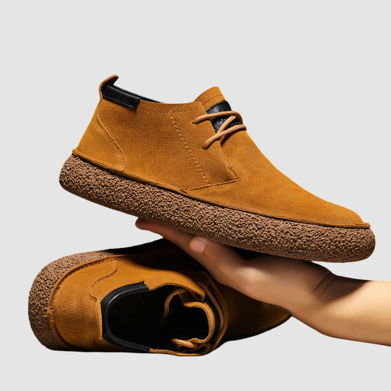 Men’s Suede Casual Shoes | Lightweight Winter Footwear
