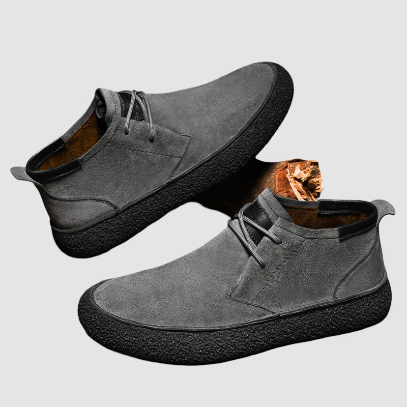 Men’s Suede Casual Shoes | Lightweight Winter Footwear