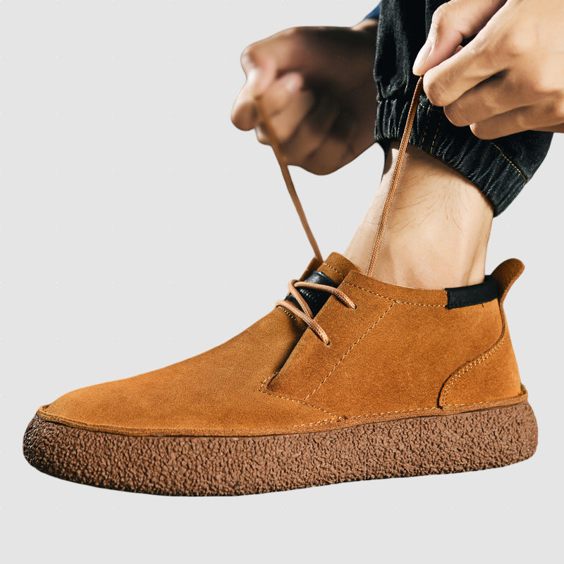Men’s Suede Casual Shoes | Lightweight Winter Footwear