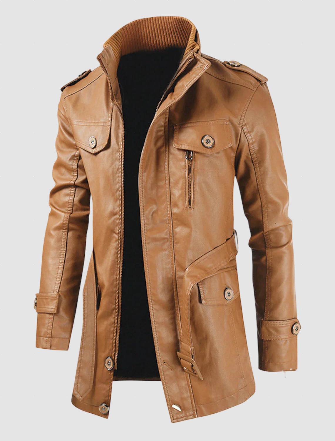Men’s Leather Jacket for Winter Wear