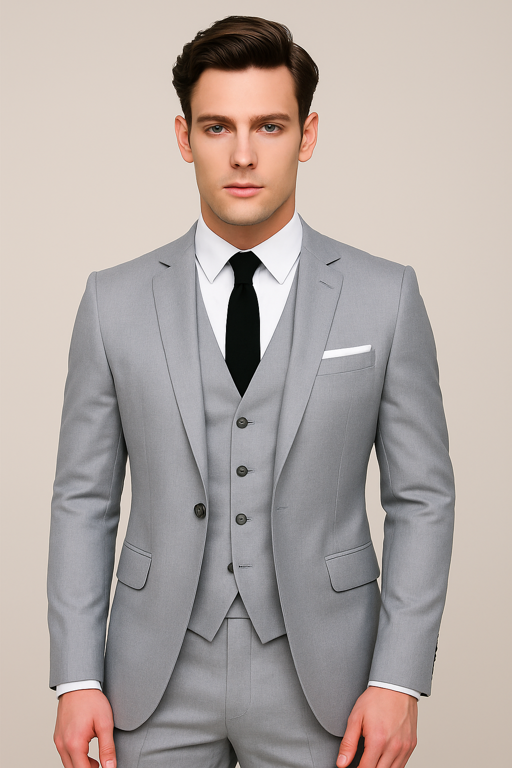 Men's Wool Suit for Winter