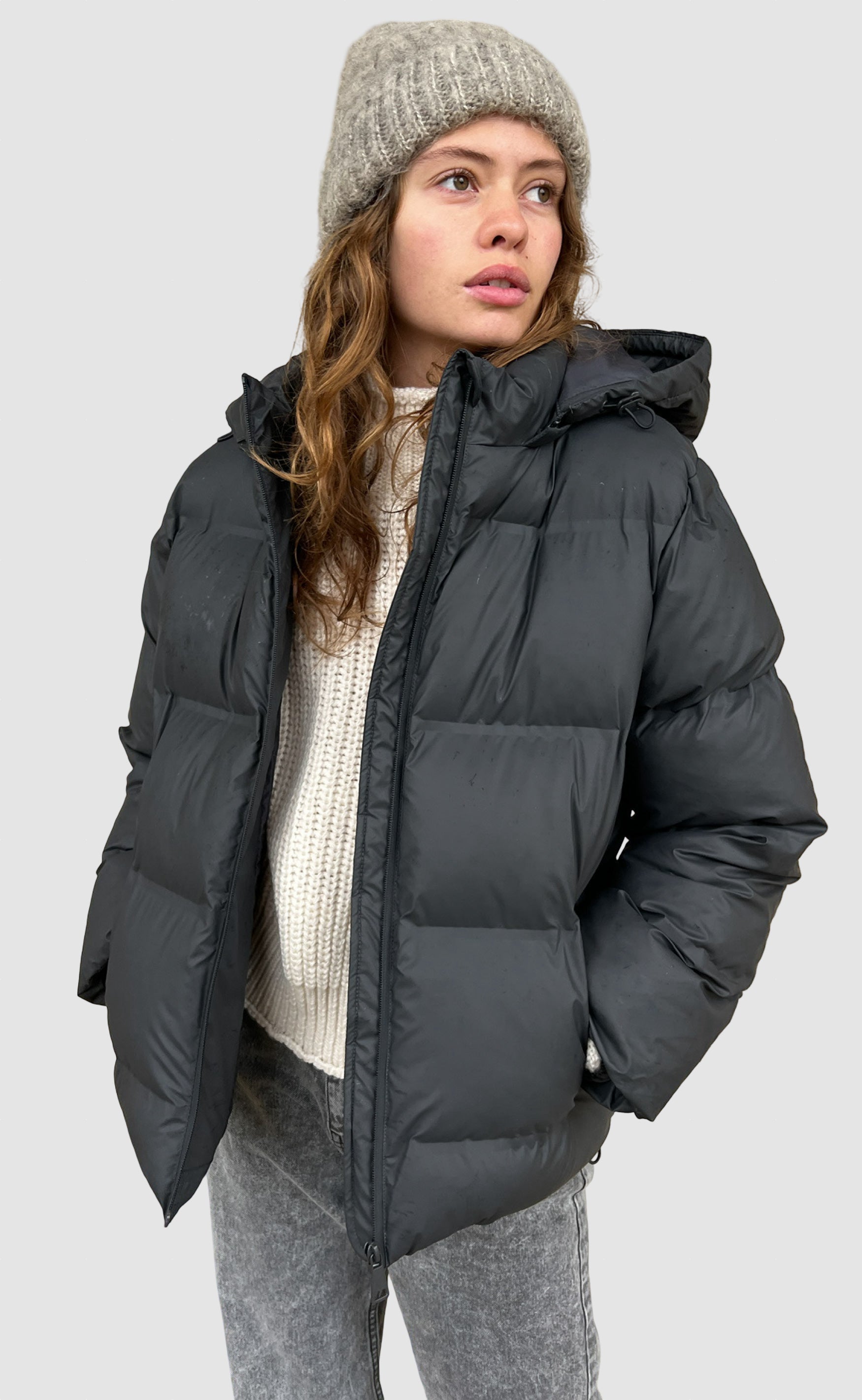 Women’s Puffer Jacket with Insulated Padding for Winter