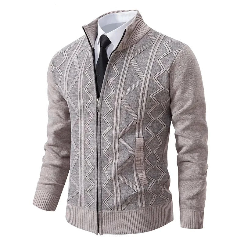 Men’s Quilted Knit Jacket | Winter