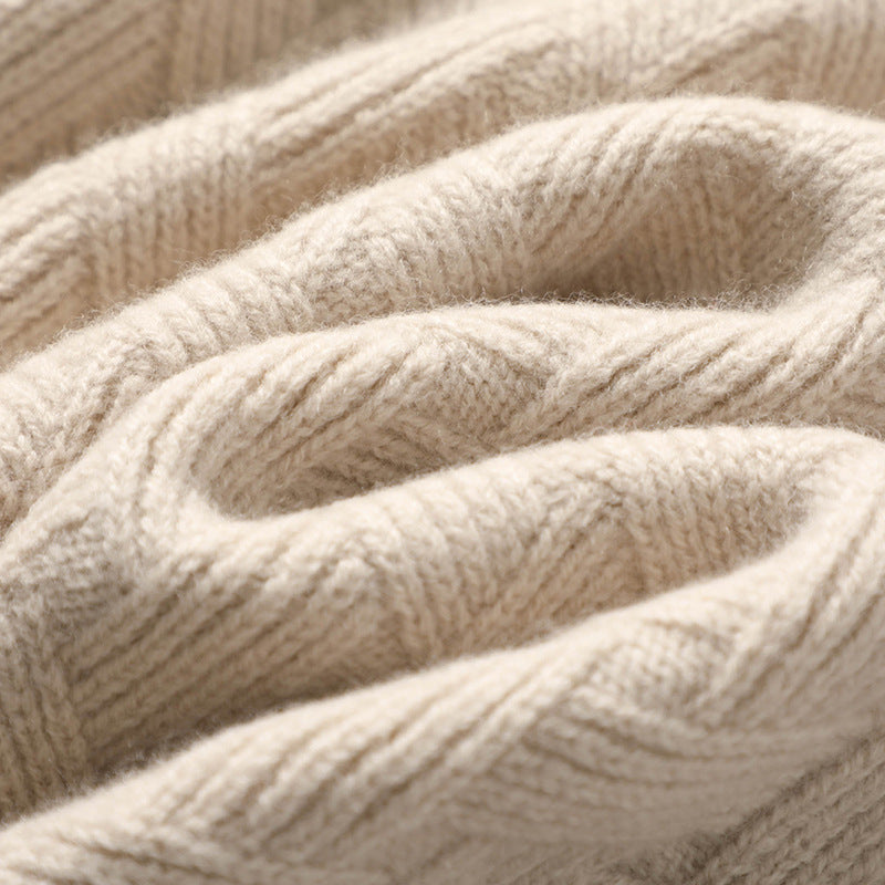 Women’s Wool Turtleneck Knit Jumper for Winter