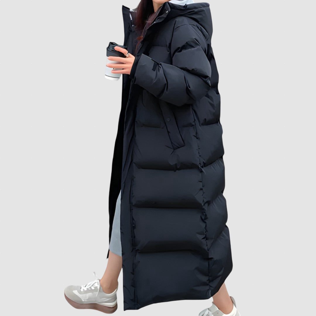Women’s Long Puffer Coat | Insulated Winter Jacket