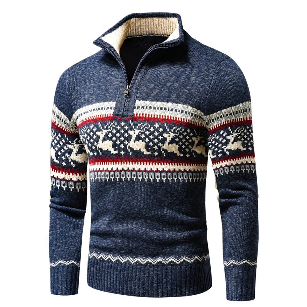 Men's Wool Holiday Knit Sweater 4T6J8M