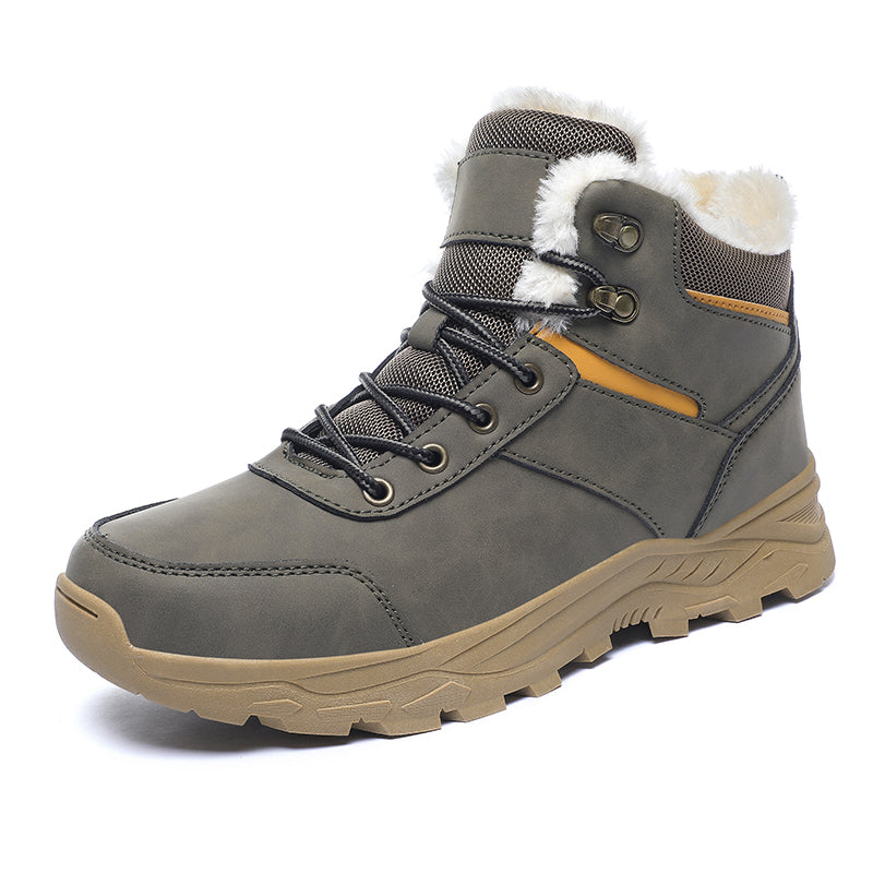Men’s Leather Lined Hiking Boots for Winter
