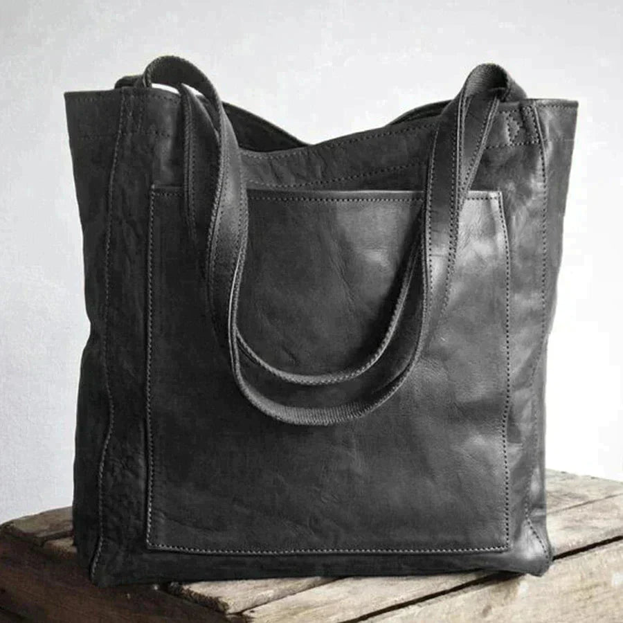 Women’s Leather Tote Shoulder Bag for Everyday Use