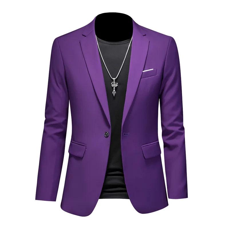 Men's Elegant Dress Blazer 5H2J4M1